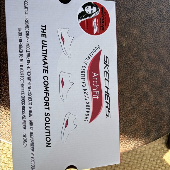 Skechers Red and White Sneakers - Picture 13 of 13